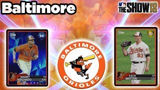 DIAMOND MANNY MACHADO AND THE ORIOLES SUCK |MLB The Show 18 Diamond Dynasty|