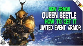 NEW EVENT ARMOR! Queen Beetle Armor Spring Festival Exclusive! Monster Hunter World Events