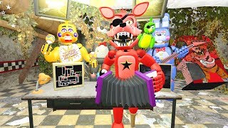 АНИМАТРОНИКИ ПУГАЮТ ОХРАННИКА FNAF 8 COOP ► Garry's Mod