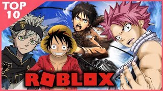 Top 10 Anime Games that Roblox NEEDS!