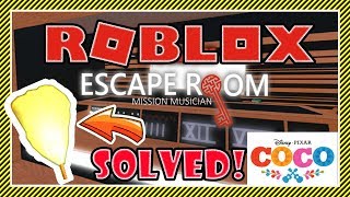 How To Get the Coco Marigold Petal - Mission Musician Escape Room Solved! - Roblox Event Tutorial