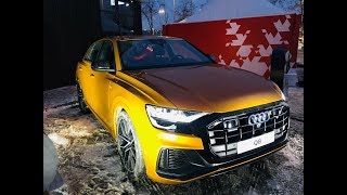 Audi Q8 2019: тест обзор в драйве на Воробьевых горах