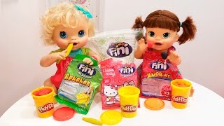 BALAS FINI para BABYALIVE de Massinha PLAYDOH com BIA LOBO