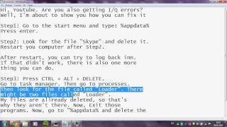 How to fix I/O Error on Skype