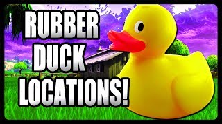 ALL Rubber Duck Locations! "Search Rubber Ducks" (Fortnite Challenge Guide)