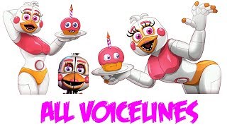 Funtime Chica | All Voicelines with Subtitles | Ultimate Custom Night