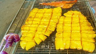 Choáng với Mực Khổng Lồ nướng muối ớt trên vỉa hè đang gây bão ở Sài Gòn | street food of saigon