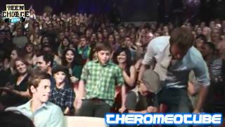 David Beckham and Kids at Teen Choice Awards 2010