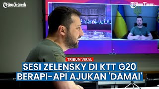 Hadir Virtual G20, Presiden Ukraina Ajukan Proposal Perdamaian