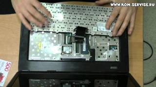 Как снять и заменить клавиатуру на ноутбуке DELL 3520.