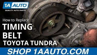 How To Replace 2002 Toyota Tundra Timing Belt V8 [PART 3]