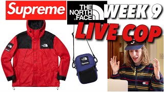 LEATHER IS EXPENSIVE! Supreme TNF FW '18 Week 9 Live Cop!