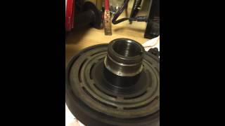 John Deere F935 PTO clutch disassembled. Also known as Ogura clutch MA-GT-JD22