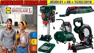 catalogue lidl bricolage février 2018 compresseur tronçonneuse à métaux parkside perceuse à colonne