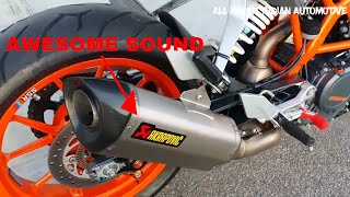2017 KTM DUKE 390 Exhaust Note AKRAPOVIC YOSHIMURA ARROW IXIL DUAL SCORPION MIVV SUONO LEO VINCE