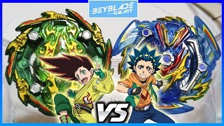 BUSHIN ASHURA .Hr.Kp 天 vs SLASH VALKYRIE .Bl.Pw 烈 - Beyblade Burst ベイブレードバースト