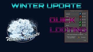 Tibia - Quick Looting, Winter update 2017