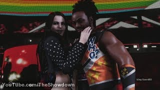 Paige and Xavier Woods WWE 2K18 Funny Entrance