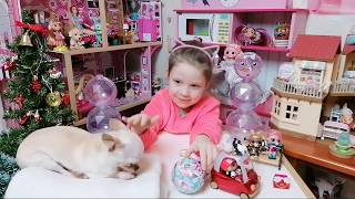 LOL Surprise WINTER DISCO Распаковка Лол Сюрприз Зимняя Серия. Строим снеговика