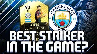 THE BEST STRIKER IN THE GAME? IF AGUERO 90!! FIFA 17 ULTIMATE TEAM