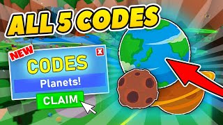 ALL 5 BLACK HOLE SIMULATOR CODES - PET UPDATE! - Roblox