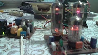 Ламповый усилитель своими руками.с импульсным Б/П на IR2153