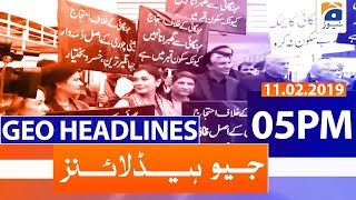 Geo Headlines 05 PM | 11th February 2020