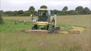 Krone Big M II cutting silage in Kildimo 2017 Whites Agri sevices