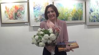 Юлия Дикусар - "Прикосновение" открытие выставки, монотипия, Moving gallery