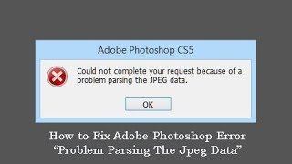 How To Fix Photoshop Program Error "Could Not Complete Your Request because of a Program error" 2019