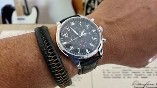 Guanqin Pilots Watch-A great looking IWC Pilot Homage from Gearbest!