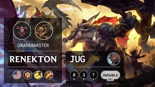 Renekton Jungle vs Udyr - NA Grandmaster Patch 9.12
