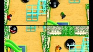 Mario Party 5: 4 Player Minigame - Chomp Romp
