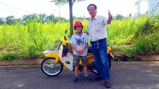 Hướng dẫn chạy xe máy cho các bạn chân ngắn, dễ như chạy xe đạp.