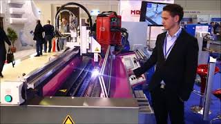 Обзор станка для стыковой шовной сварки SCHNELLDORFER Elena 1100 II на выставке МОСБИЛД