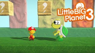 LittleBIGPlanet 3 - Super Mario Bros. [SACKTHING666] - Playstation 4 Gameplay, Walkthrough