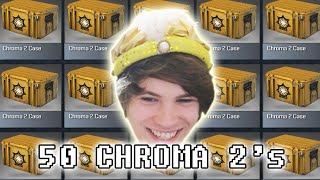 50 CHROMA 2 CASES - Case Opening - CS:GO