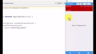 TabLayout, ViewPager ve Fragment Kullanımı - 1