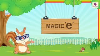 Magic E | Silent E in the end of Word | Grammar Grade 1 | Periwinkle