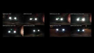 OSRAM Original, Ultra Life, Silverstar 2.0, Night Breaker Unlimited, Laser, Cool Blue Intense, H
