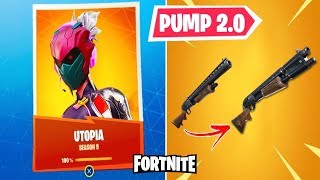SKIN UTOPIA VS DRAGÃO DO FORTNITE E NOVA PUMP 2.0!