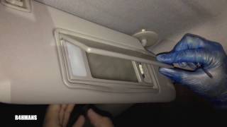 How To Change Astra J Sunvisor Light (LED)