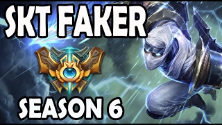 SKT T1 Faker Zed vs Twisted Fate MID Ranked Challenger Korea