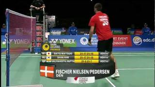 SF - XD - J. Fischer Nielsen / C. Pedersen vs Zhang Nan / Zhao Yunlei - 2011 Yonex Denmark Open