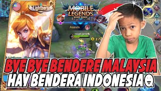KARENA BACOTAN DARI NETIJEN NETIJEN BAR-BAR! AKU RESMI GANTI BENDERE INDONESIA - MOBILE LEGENDS
