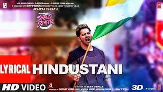 Lyrical: Hindustani | Street Dancer 3D | Varun D, Shraddha K| Shankar Mahadevan, Udit Narayan