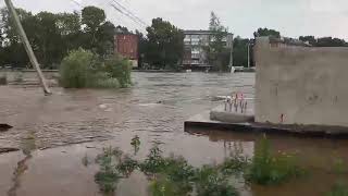 Подъём протоки Застрянка (г.Нижнеудинск) вид со стороны междуречья