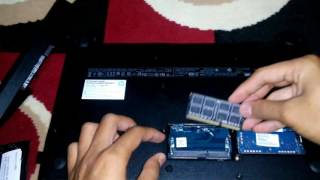 (TUTORIAL) Cara Pasang Ram Mudah Di Laptop HP Pavilion  2GB + 4GB = 6GB