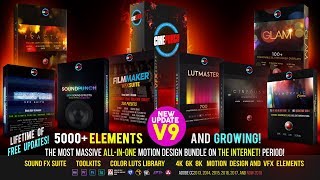 CINEPUNCH Update V9 - The Best F***ing Motion Graphics Bundle On The Internet!