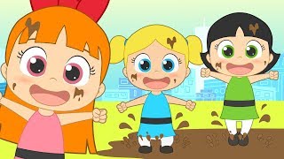 CINCO BEBÉS | con las Chicas Superpoderosas | Canciones infantiles en español